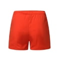 thumbnail image 4 of Wavsuf Mens Shorts Surf Beach Elastic Waist with Pockets Zipper Drawstring Summer Orange Swimwear Size L, 4 of 4