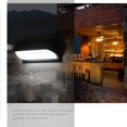 thumbnail image 3 of Matsuzay Aplique de esquina impermeable de 15W Luz de pared LED 6000K Iluminación blanca para escaleras de camino de jardín de esquina Iluminación y accesorios No. 4 Matsuzay HA024301-04, 3 of 6