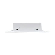 BUILDMART - 72 Linear Slot Diffuser - (3 Slot) Triple Slot - White Decorative Aluminum Air Vent - Heating and Cooling Modern AC Vent Cover for Ceiling, Walls & Floors - Texas Buildmart