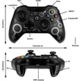 thumbnail image 5 of Wireless Controller for Xbox One with 2.4 GHz Wireless Adapter, Xbox One X/S/PS3 and PC (Black), 5 of 5