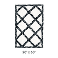 thumbnail image 4 of Soft&Cuddly Black Diamond 20 inch x 30 inch Bath Mat | Soft Bathroom Rug | Non-Slip, Ultra-Absorbent, Quick-Dry & Machine Washable | Stylish Geometric Decorative Shower Mat, 4 of 4