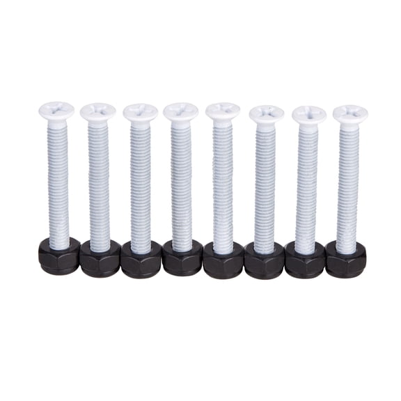Cal 7 Skateboard Longboard 1.5" Bolts Phillips Hardware - White