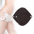 thumbnail image 5 of Skin Friendly Cloth Menstrual Pad Reusable Charcoal Bamboo Sanitary Napkin Pad 18 x 18cm(N5 ), 5 of 5