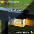 thumbnail image 3 of Solar Light - Solar Light Outdoor Garden Home Garden Decoration Outdoor Landscape Colorful Steps Fence Fence Wall Light, 3 of 5