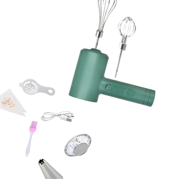AOOOWER Speed Cordless Hand Interchangeable Whisks for Baking and Cooking