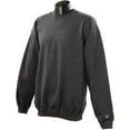 thumbnail image 2 of Champion Mens Double Dry Eco Fleece Crew, S, Charcoal Heather, 2 of 4