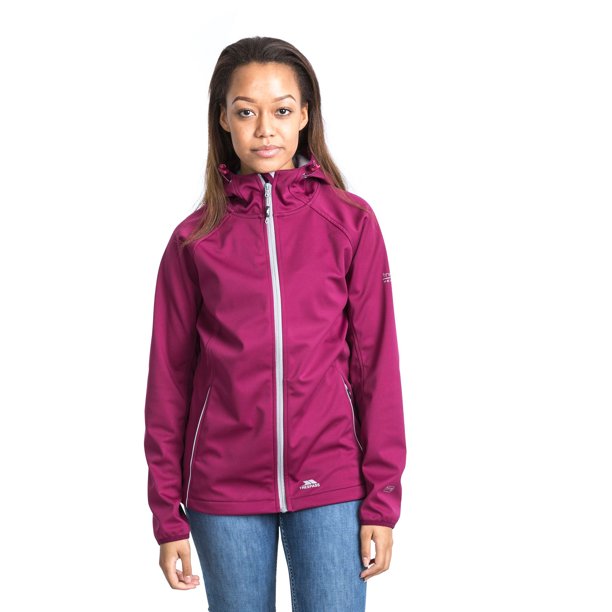 Trespass - Chaqueta softshell impermeable modelo Sisely para mujer (Vino)