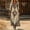 Apricot, variant on Women's Vintage Bohemian Floral Print Long Sleeve V-Neck A-Line Maxi Dress for Casual & Formal Events Gray，M