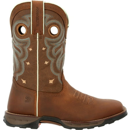 

Durango Womens Maverick Waterproof Steel Toe Western Work Safety Shoes Casual