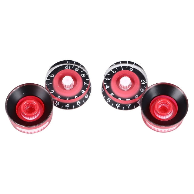 4 Pcs Boutons de Volume pour Guitare Électrique, Contrôle de Volume en Acrylique pour Guitare Électrique