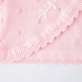thumbnail image 6 of SELONE Winter Sweater Jacket Toddler Knitting Cotton Lightweight Cropped Button Solid Long Sleeve Fall Winter Outwear Pink 4 Years, 6 of 7