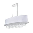 thumbnail image 3 of 8 Light Drum Shade Chandelier with Chrome finish, 3 of 6