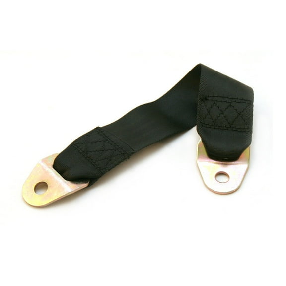 Seat Belt Extender Pros 12" Universal Permanent Install Seat Belt Extender, Black with E4 Safety Certified, 1 Piece