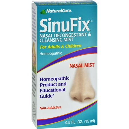 Natural Care Sinufix Nasal Decongestant And Cleansing Mist - 0.5 Fl (Best Nasal Spray For Pet Allergies)