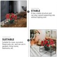 thumbnail image 4 of 2pcs Retro Wrought Iron Flower Pot Chair Photography Decorative Flower Stand, 4 of 4