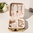 thumbnail image 6 of Thanksgiving Pumpkin Travel Portable Square Jewelry Organizer: Necklace Holder, Bracelet Holder, and More for Stylish Girls and Women, 6 of 6