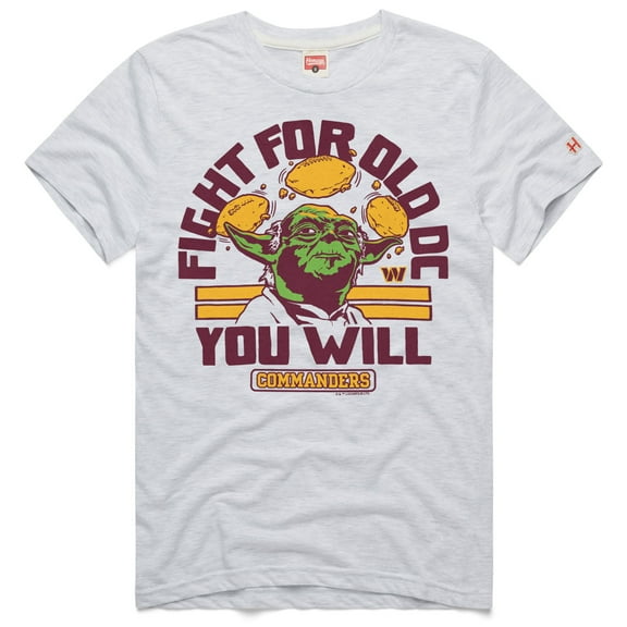 Unisex Homage Ash Washington Commanders Star Wars x NFL Tri-Blend T-Shirt