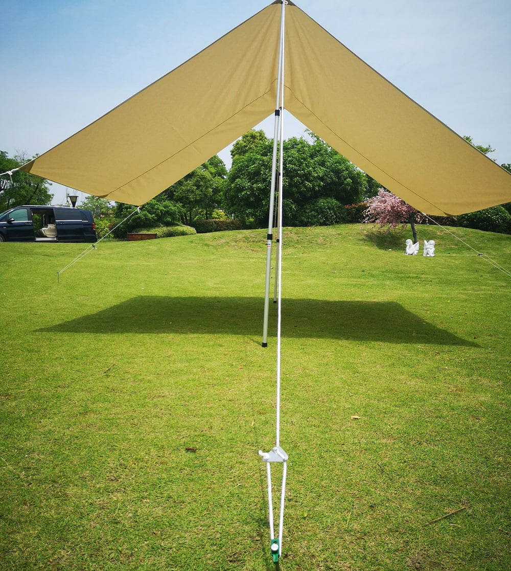 Teepee Tent 4X3M Outdoor Canopy Sunshade Cotton  Canvas Tent Sunscreen Waterproof Camping Yurt Hotel Tent Canopy
