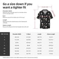 thumbnail image 5 of Fuzoiu cute Skull bone Print Men's Casual Short,Men's Short Sleeve Shirt,Mens Casual Button Down Shirts,Cuban Collar Summer Shirt for Beach, Vacation, and Outdoor Activities-Large, 5 of 5