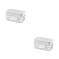 thumbnail image 4 of Inteprter Molde para cubitos de hielo, tapa, caja de almacenamiento, barra de cocina, cerveza de un botón, fabricación de hielo apilable para Blanco/Presionado 2Conjunto, 4 of 6
