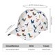 thumbnail image 2 of Fotbe Various Rooster Gorro Clásico de Béisbol, Gorra Ajustable con Broche Snapback, Gorro de Exterior de Algodón Suave, 2 of 6