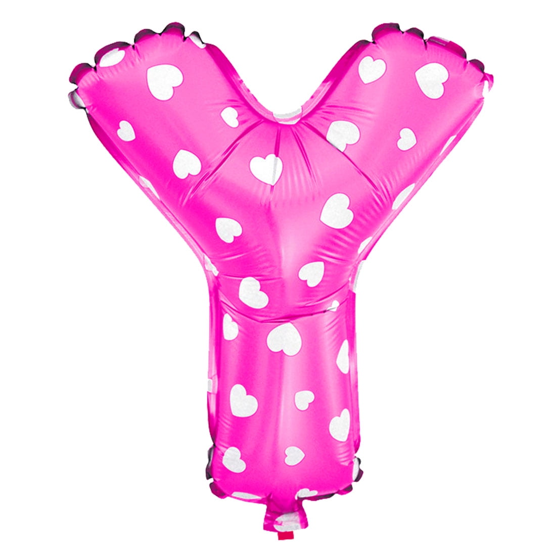 Foil Letter Y Heart Pattern Helium Balloon Birthday ...