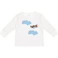 thumbnail image 3 of Inktastic Boys Airplane Pilot Boys Long Sleeve Toddler T-Shirt, 3 of 5