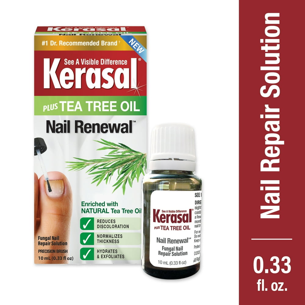 Kerasal Fungal Nail Renewal, Repair Solution with Tea Tree Oil for Discolored and Damaged Nails