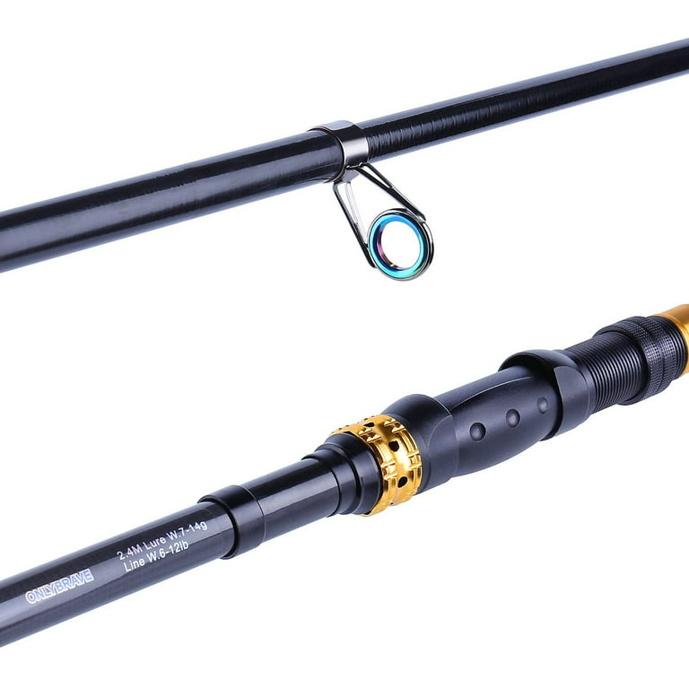 Sougayilang Telescopic Fishing Rod 24 Ton Carbon Ultralight Spinning Rod
