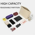 thumbnail image 4 of 1pcs Felt Insert Bag Handbag Liner Bag Felt Cloth Makeup Bag Support Travel Portable Insert Purse Organizer, 4 of 7