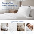 thumbnail image 3 of Unique Bargains Breathable Hypoallergenic Envelope Pillow Protectors Standard White 20" x 26", 3 of 5