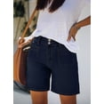thumbnail image 2 of EMMIOL Women's High Waisted Denim Jean Shorts - Trendy Casual Jorts, 2 of 6