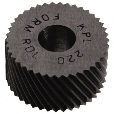 

Made in USA 5/8 Diam 80° Tooth Angle Standard (Shape) Form Type HSS Left-Hand Diagonal Knurl Wheel 1/4 Face Width 1/4 Hole 64 Diametral Pitch 30° Helix Bright Finish Series GK