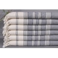 thumbnail image 2 of Turkish Hand Towels, Monogram Dish Towel, Dark Gray-Natural Towel, Diamond Towel, 18x40 Inches Gift For Her, Turkey Towel, Tea Towel,, 2 of 9