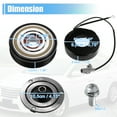 thumbnail image 3 of Kit de embrague de compresor de CA Unique Bargains para Toyota Sequoia 2001-2007 8 CYL 4.7L, 3 of 7