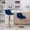 Navy Blue, variant on Nmkwnr 2 Pcs Swivel Height Adjustable Velvet Bar Stool for Dining Room, Bar, Blue