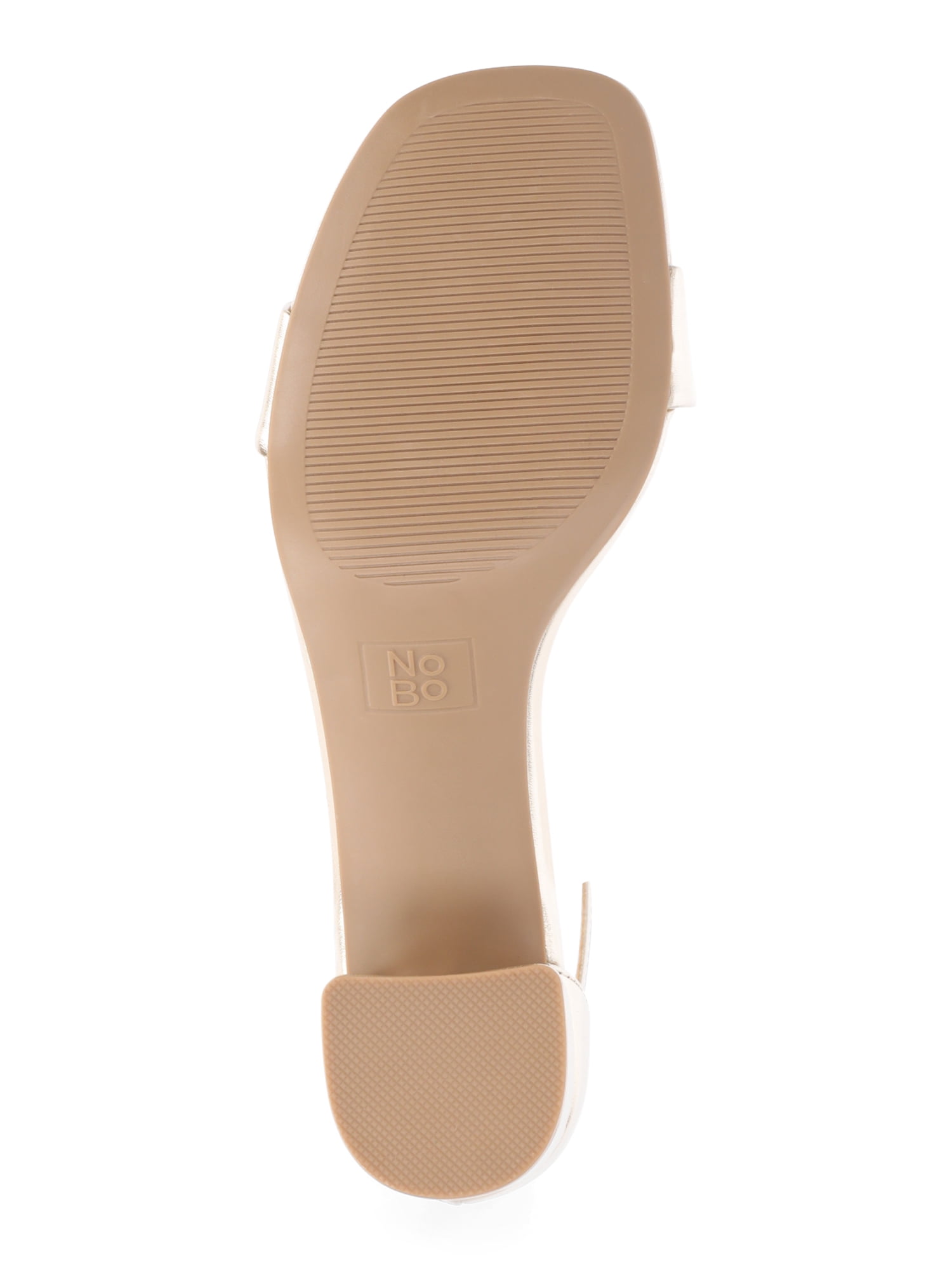 No Boundaries Women's Block Heel Sandals, Wide-Width Available