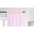 thumbnail image 3 of Gorgeous Home Linen Elegant 2-Piece MR2 Light Pink Curtain Set Semi-Sheer Window Treatment Size 54" wide X 63" length each panel, 3 of 5