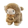 thumbnail image 2 of Cute Sheep Doll Plush Toy Scarf Sheep Doll Rag Doll, 2 of 8