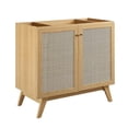 thumbnail image 1 of Pemberly Row 36" Wood Bathroom Vanity Cabinet with Adjustable Shelf in Oak, 1 of 9
