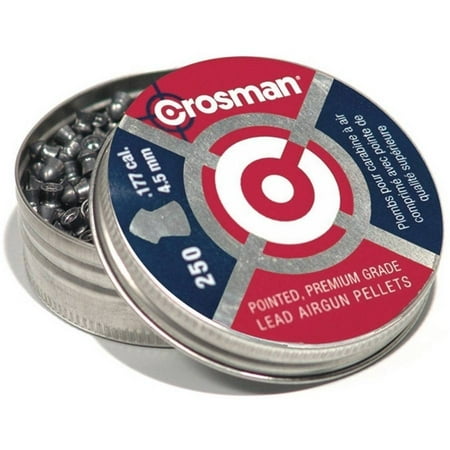 CROSMAN PELLETS POINTED .177 CALIBER, 250ct