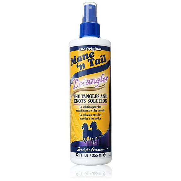 MANE 'N TAIL - DETANGLER SPRAY TANGLES & KNOTS SOLUTION 12 Oz. * BEAUTY TALK LA *