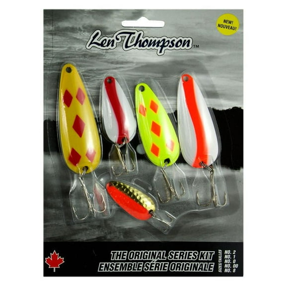 Len Thompson 5-Piece Essentials Lure Kit - Original Series, Traditional, reliable and proven paint patterns
