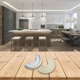 thumbnail image 2 of 1pc Round Split Medallion PU Decorative Ceiling Fan Light Fixtures Covers Plate Ceiling Medallion Hardware Accessories, 2 of 8