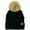 Black Beige, variant on C.C Pom Women’s Winter Hat Skull Cap Chunky Sherpa Fleece Beanie Knit Hat, Black
