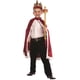 thumbnail image 1 of Disfraz para niños Dress Up America con corona y bata de rey color rojo talla única, 1 of 7