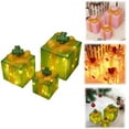 thumbnail image 1 of ⚡ Big Sale ! A Set Of 3 Christmas Color Boxes 50 LED Color Box Decorations With Bows And Plugs Indoor And Outdoor Christmas Tree Christmas Boxes Holiday Decorations, 1 of 5