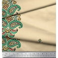 thumbnail image 3 of Soimoi Poly Georgette Fabric Floral & Paisley Block Decor Fabric Printed Yard 52 Inch Wide, 3 of 3