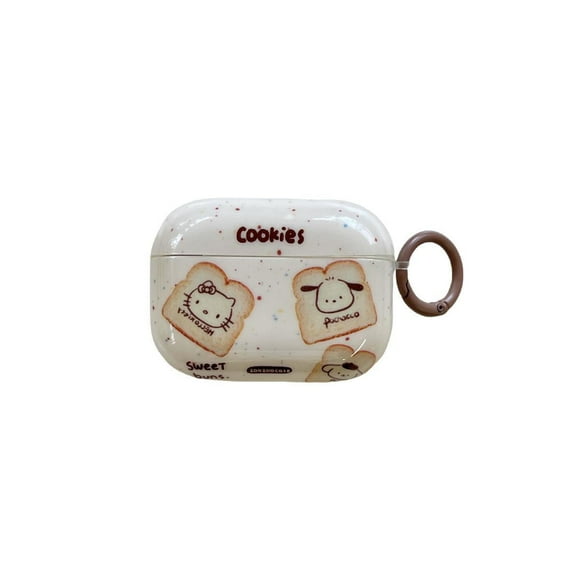 Creative ink splashing toast cartoon kt cat suitable for AirPods 3rd generation earphone case IMD soft case all-inclusive Pro protective case