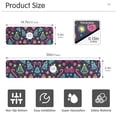 thumbnail image 3 of Yayeee Faucet Mat for Kitchen Sink 14.7" Diatomite Long Splash Guard Pad, Neon Christmas, 3 of 7